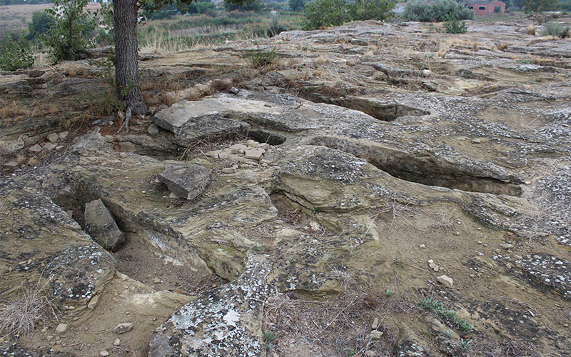 Necròpolis d'Escalç, la portella