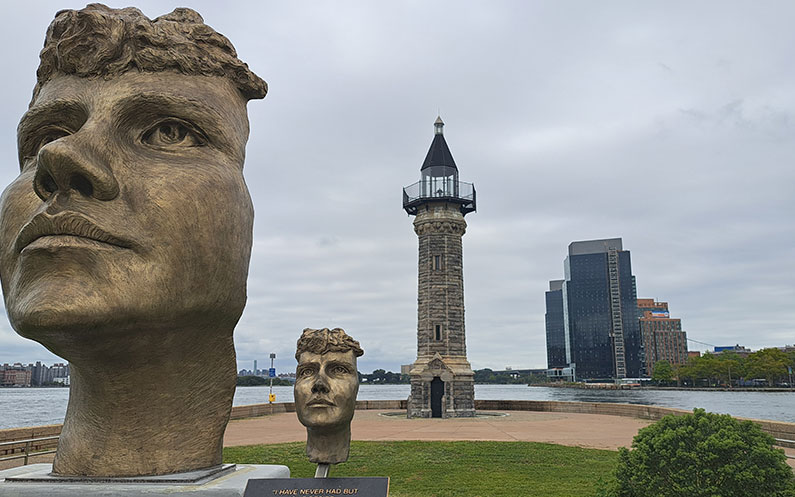 Girl Puzzle Monument